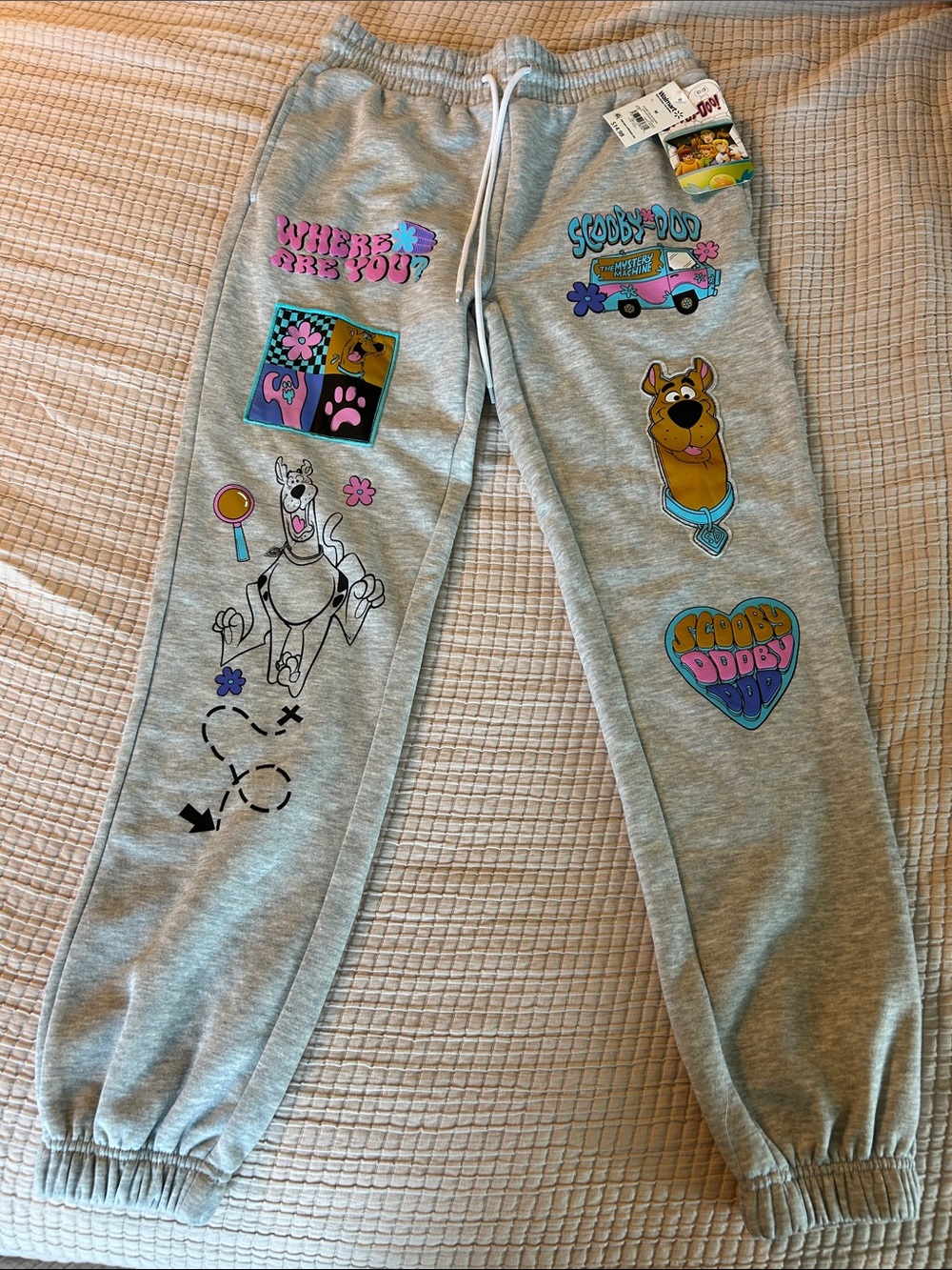 Warner Bros. Gray Scooby-Doo Graphic Jogger Pants